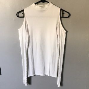 Off the shoulder keyhole top